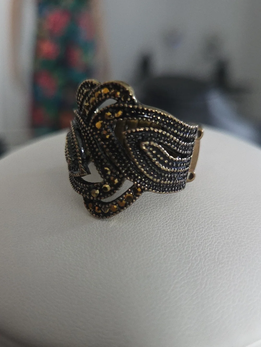 Paparazzi Brass Gem Ring NWOT